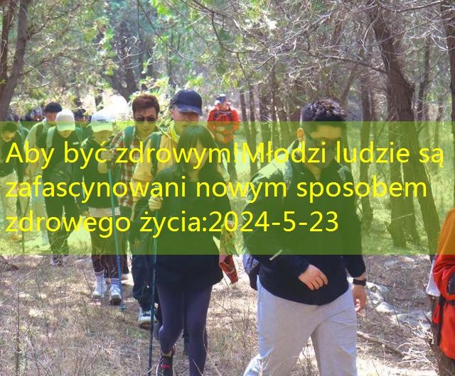 Aby być zdrowym!Młodzi ludzie są zafascynowani nowym sposobem zdrowego życia